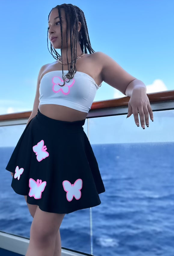 MC:XI Butterfly Tube top