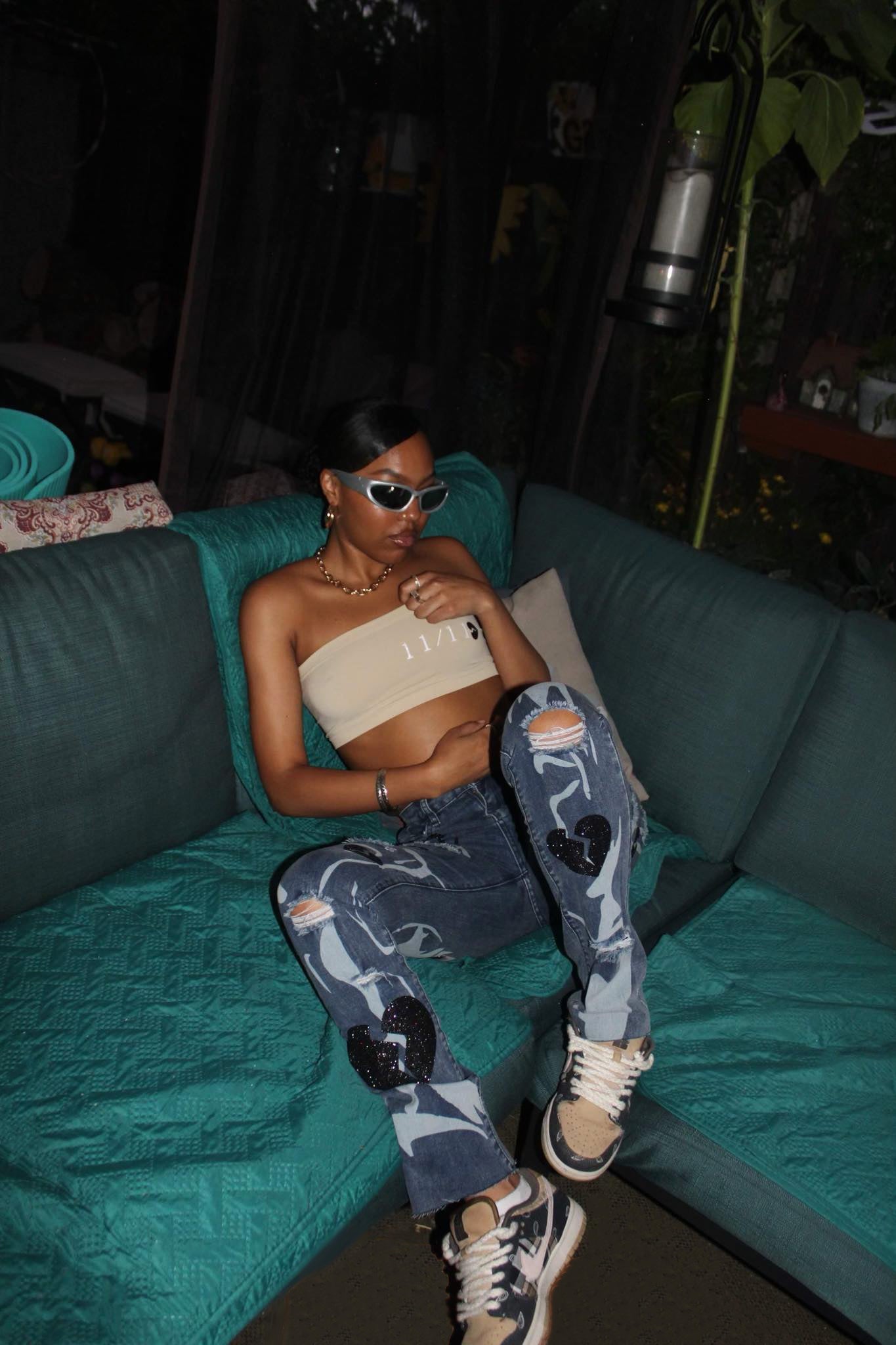 MC:XI Butterfly Tube top